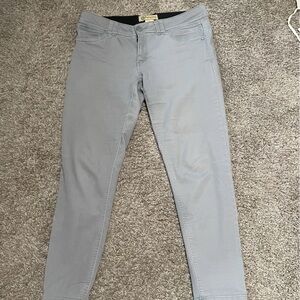 Democracy grey skinny jeans. Ankle length. Size 10